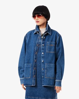Sobrecamisa de denim oversized