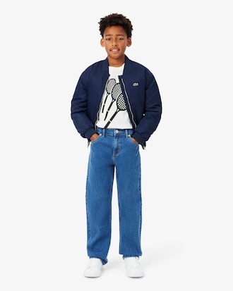 Pantal&oacute;n vaquero el&aacute;stico con cinco bolsillos