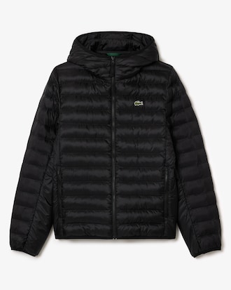 Chaqueta Lacoste Negro Abrigo Lacoste Hombre Chaqueta Acolchada