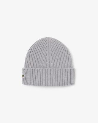 Gorro de canal&eacute; de lana cepillada