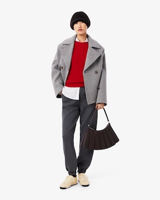 Jersey de lana cardada de punto 3D