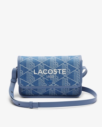 Bolso con solapa de jacquard Heritage