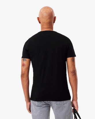 Camiseta de cuello de pico de algod&oacute;n pima ligero