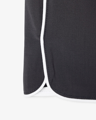 Pantal&oacute;n corto de mezcla de lana de corte holgado