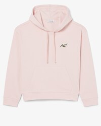 Sudadera con capucha de felpa con insignia