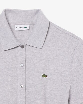 Mono con cuello polo de piqu&eacute; el&aacute;stico