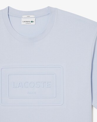 Camiseta de algod&oacute;n grueso bordado