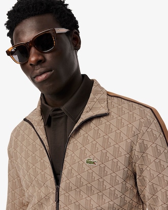 Chaqueta de chándal con cremallera de jacquard Paris