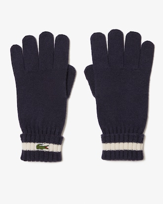 Guantes de punto jersey de lana