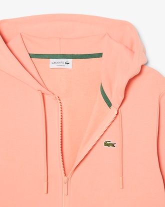 Sudadera de felpa con cremallera de corte cl&aacute;sico