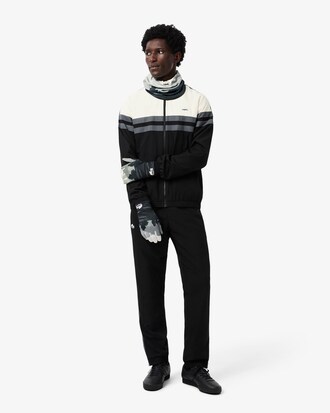 Guantes forrados de felpa con estampado de paisaje