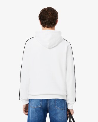 Sudadera de corte cl&aacute;sico de rayas con logotipo