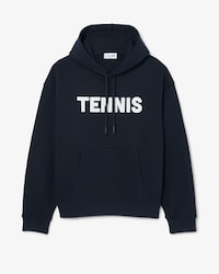 Sudadera con capucha de tenis con estampado
