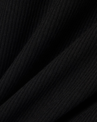 Camiseta de canal&eacute; de algod&oacute;n de corte ajustado