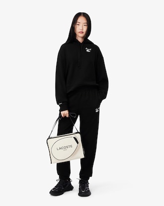 Sudadera con capucha de felpa con logotipo