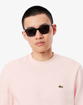 Sudadera de cuello redondo de felpa