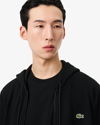 Sudadera de felpa con cremallera de corte cl&aacute;sico