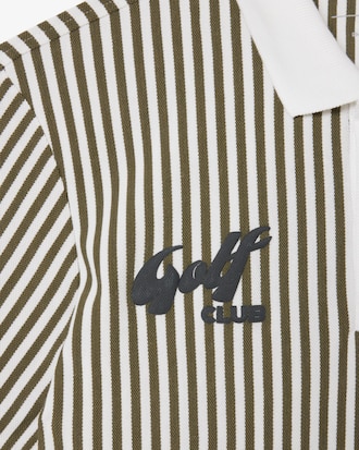 Polo de golf de rayas termorregulador