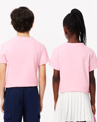 Camiseta de algodón con estampado de rombos