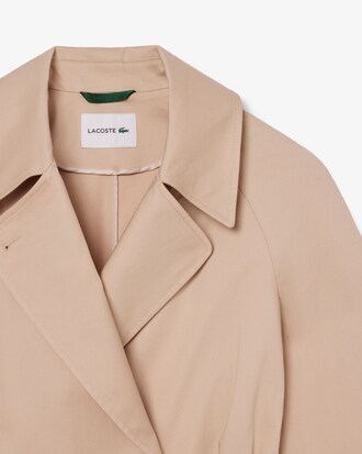 Gabardina oversized hidr&oacute;fuga