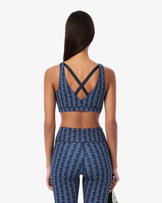 Bralette deportivo el&aacute;stico con sujeci&oacute;n media