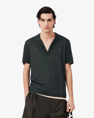 Polo de piqu&eacute; satinado de corte ajustado Runway