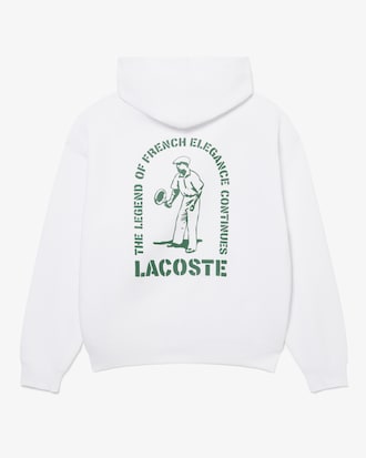 Sudadera con capucha de corte amplio con estampado
