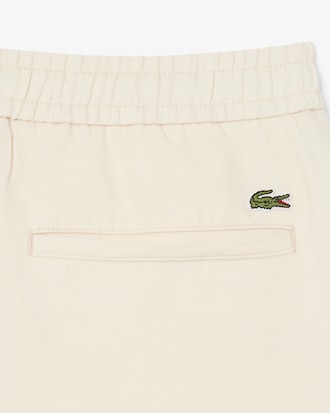 Pantal&oacute;n chino de lino de corte regular
