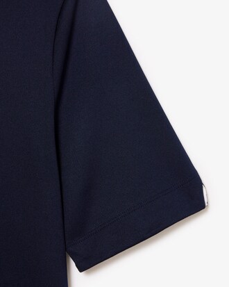 Polo de golf el&aacute;stico de corte ajustado con protecci&oacute;n UV