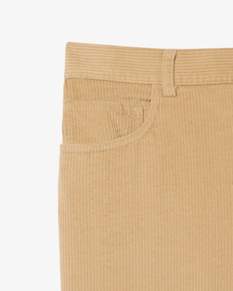 Pantal&oacute;n de pana de corte ajustado