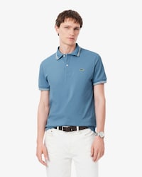 Polo de corte regular L.12.12 con ribetes decorativos