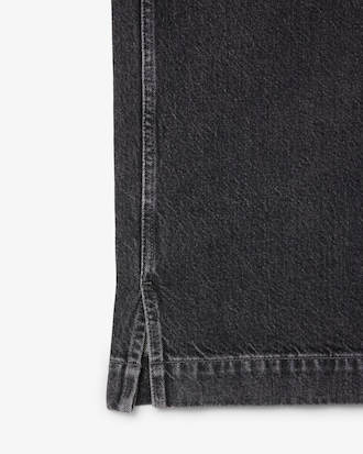Vestido de denim de algodón oversized