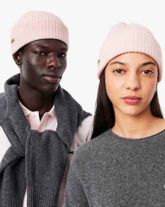 Gorro de canal&eacute; de lana cepillada