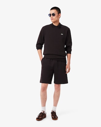 Sudadera de cuello redondo de felpa