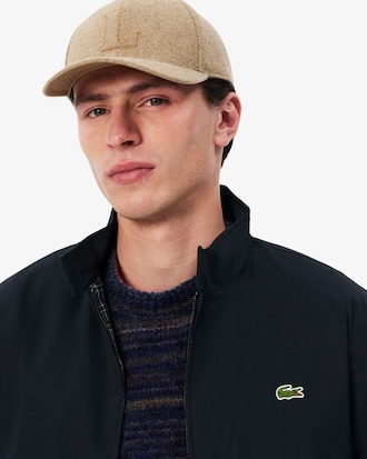 Chaqueta Harrington de sarga hidr&oacute;fuga