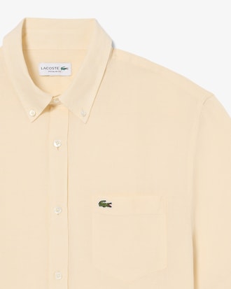 Camisa de lino de manga corta