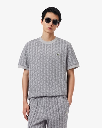 Camiseta de jacquard con monograma