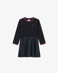Vestido-camiseta plisado