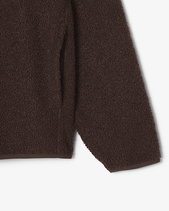 Sudadera de cuello alto con cremallera de forro polar