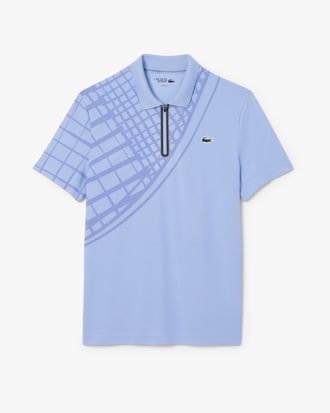Polo de tenis estampado de corte ajustado Ultra-Dry