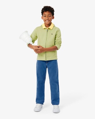 Unisex sudadera con capucha y cremallera de felpa