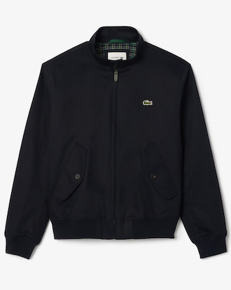 Chaqueta Harrington de sarga hidr&oacute;fuga