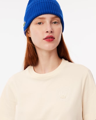 Camiseta de algodón estampada