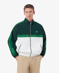 Chaqueta de ch&aacute;ndal con bloques de color