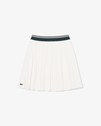 Falda plisada de algod&oacute;n Oxford