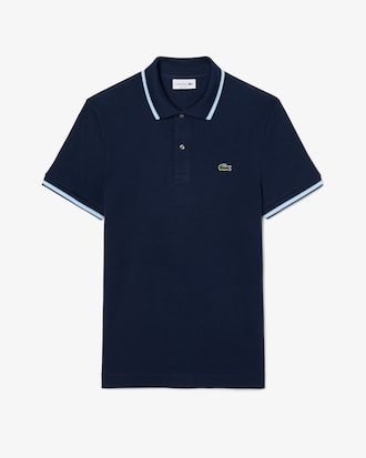 Polo de corte regular L.12.12 con ribetes decorativos