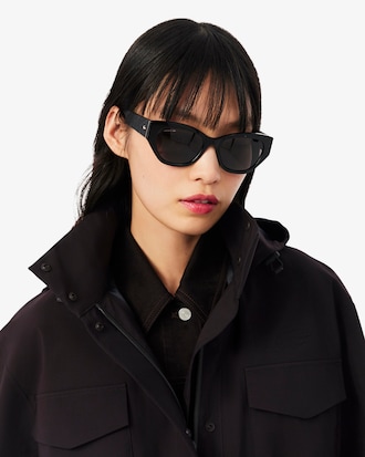 Parka oversized resistente al agua de largo medio