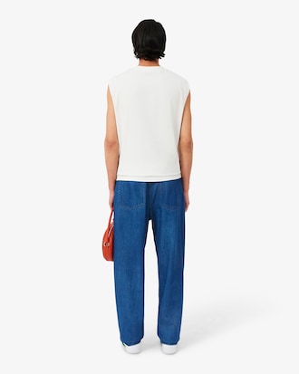 Denim de corte ancho y pernera Barrel Runway