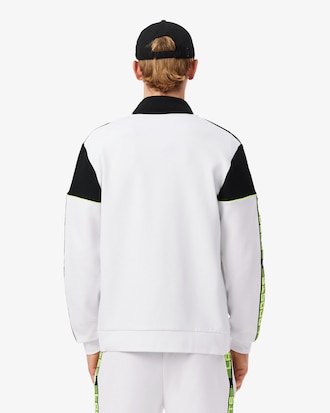 Sudadera de tenis con cremallera color block