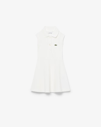 Vestido sin mangas de piqu&eacute; el&aacute;stico